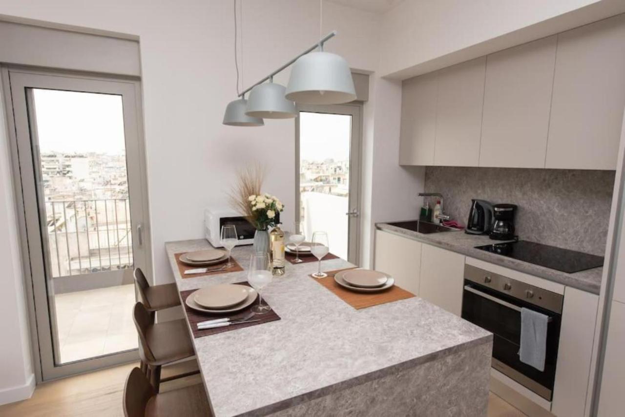 Brand-New Flat With A City View Atena Exterior foto